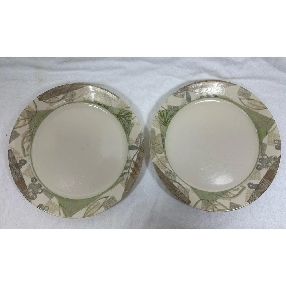 Corelle Impressions Textured Leaves Dinner Plate 10.25